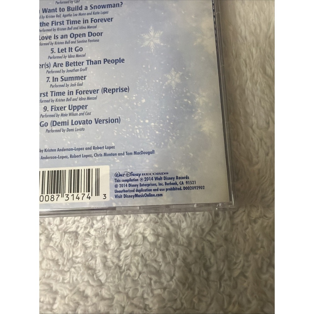 Walt Disney Records Frozen The Songs Collector's Edition CD Sticker Anna Olaf - Picture 5 of 12
